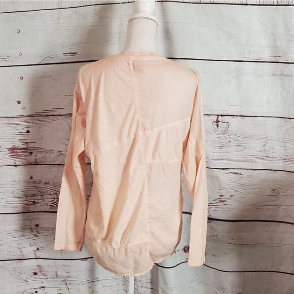 Sundance Asymmetrical Stitch Long Sleeve Top Small - Picture 3 of 5